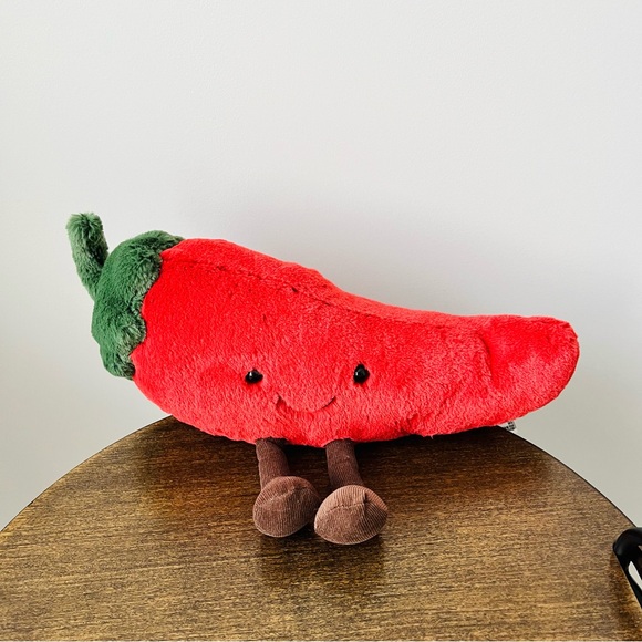 Jellycat London Amuseable Red Chili Pepper Soft Plush - Picture 1 of 3